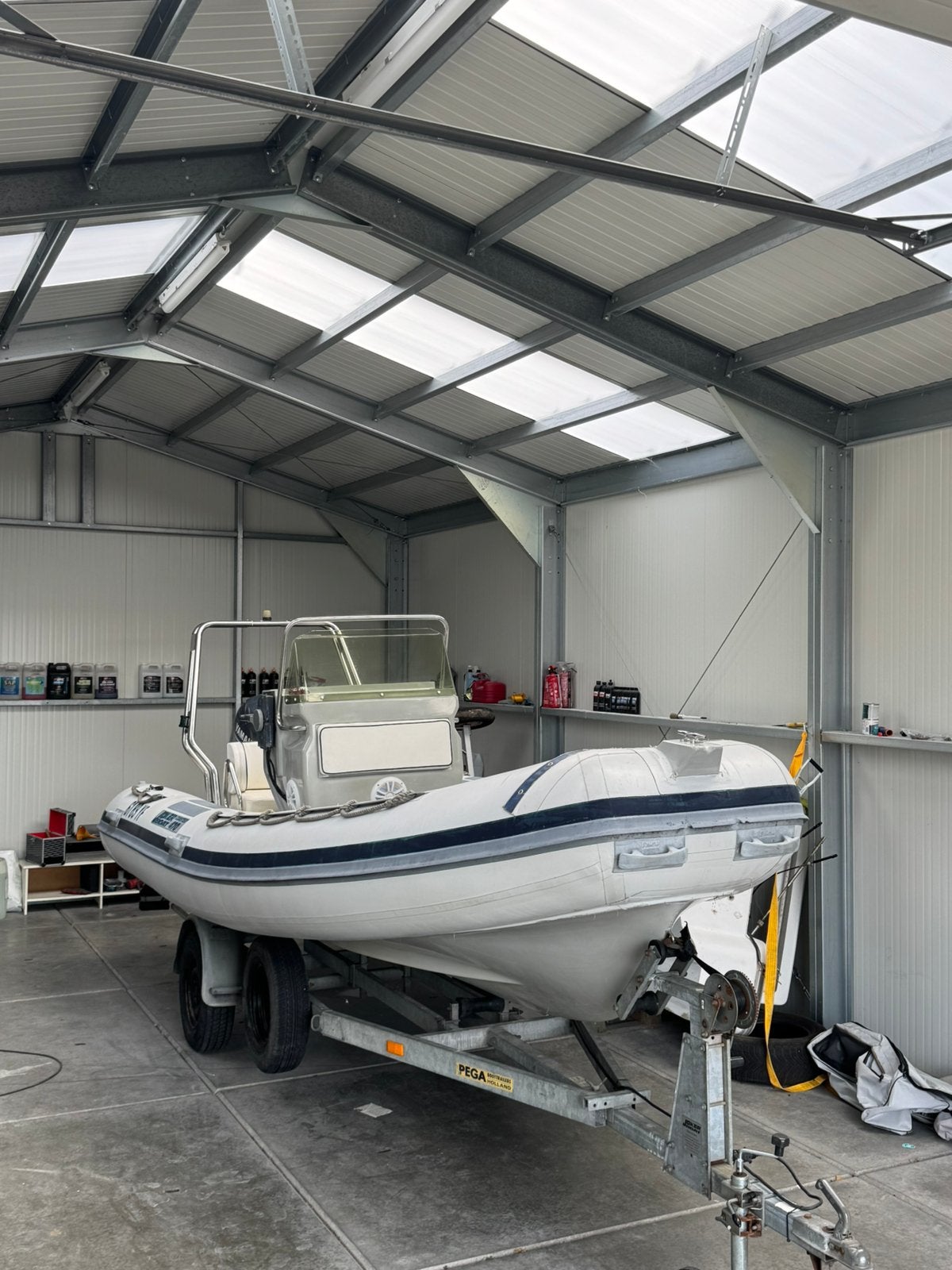Joker Coaster 470 met Yamaha 50PK 4T, Watersport en Boten, Rubberboten, Gebruikt, 5 m, Zonnedek, Jokerboat