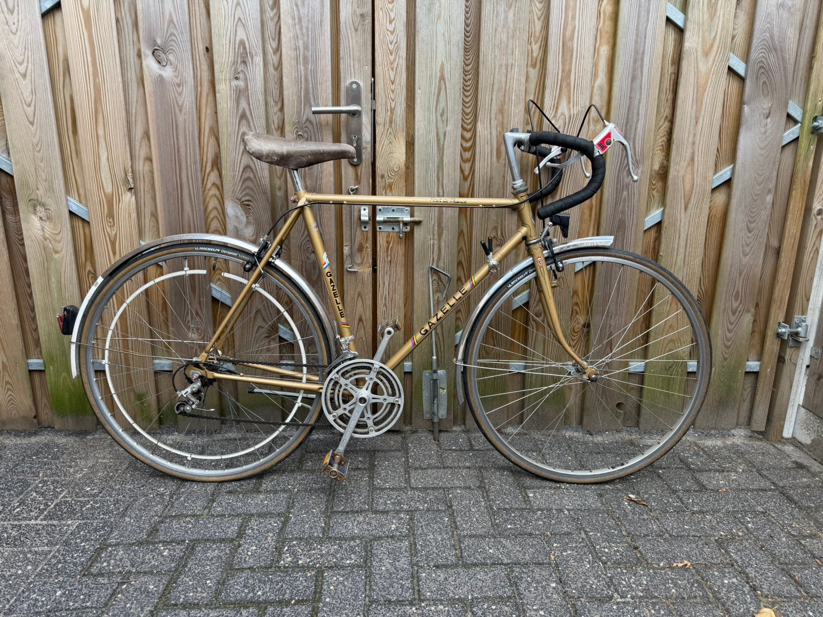 Te koop vintage heren sportfiets Gazelle tour de france, Ophalen, Gebruikt, Velgrem, 57 tot 61 cm
