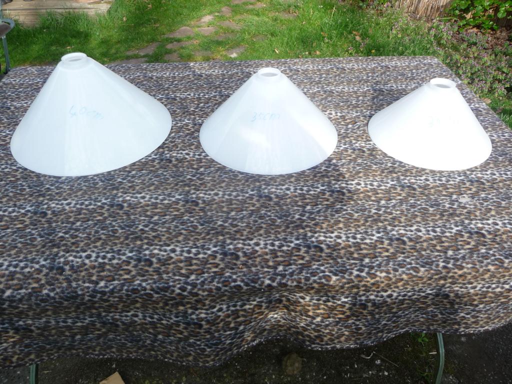 lampenglas melkglas/witte lampenkappen/lampenkappen, Antiek en Kunst, Antiek | Lampen, Ophalen of Verzenden