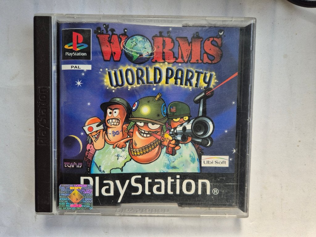 WORMS world party, Gebruikt, 1 speler, Racen en Vliegen, Ophalen of Verzenden