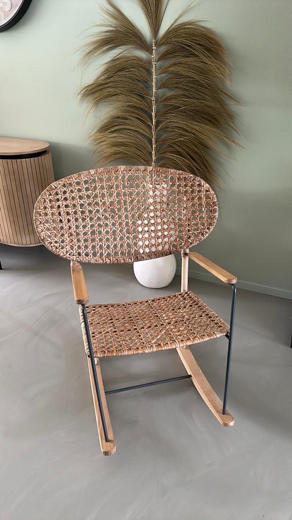 IKEA Grönadal schommelstoel, Huis en Inrichting, Stoelen, Ophalen, Overige kleuren, Zo goed als nieuw, Eén