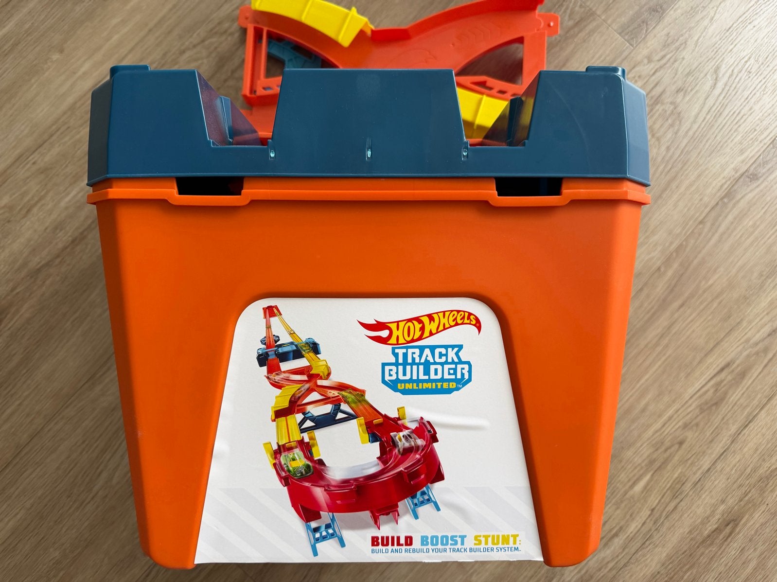 Hot Wheels Track Builder Unlimited Racebaan Set, Kinderen en Baby's, Racebaan, Zelf te bouwen, Ophalen of Verzenden, Zo goed als nieuw
