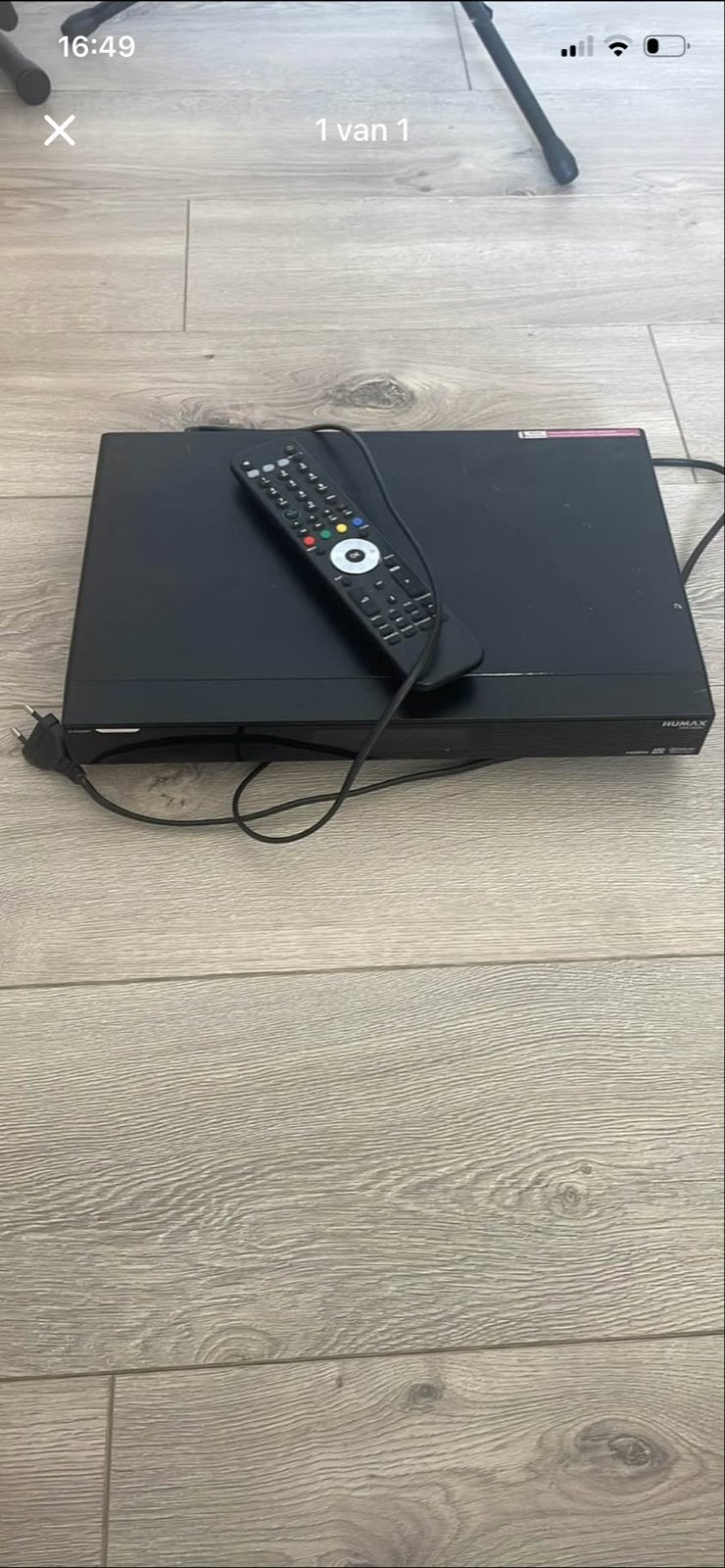 Humax Harddiskrecorder met afstandsbediening, Ophalen, Gebruikt, Harddiskrecorder