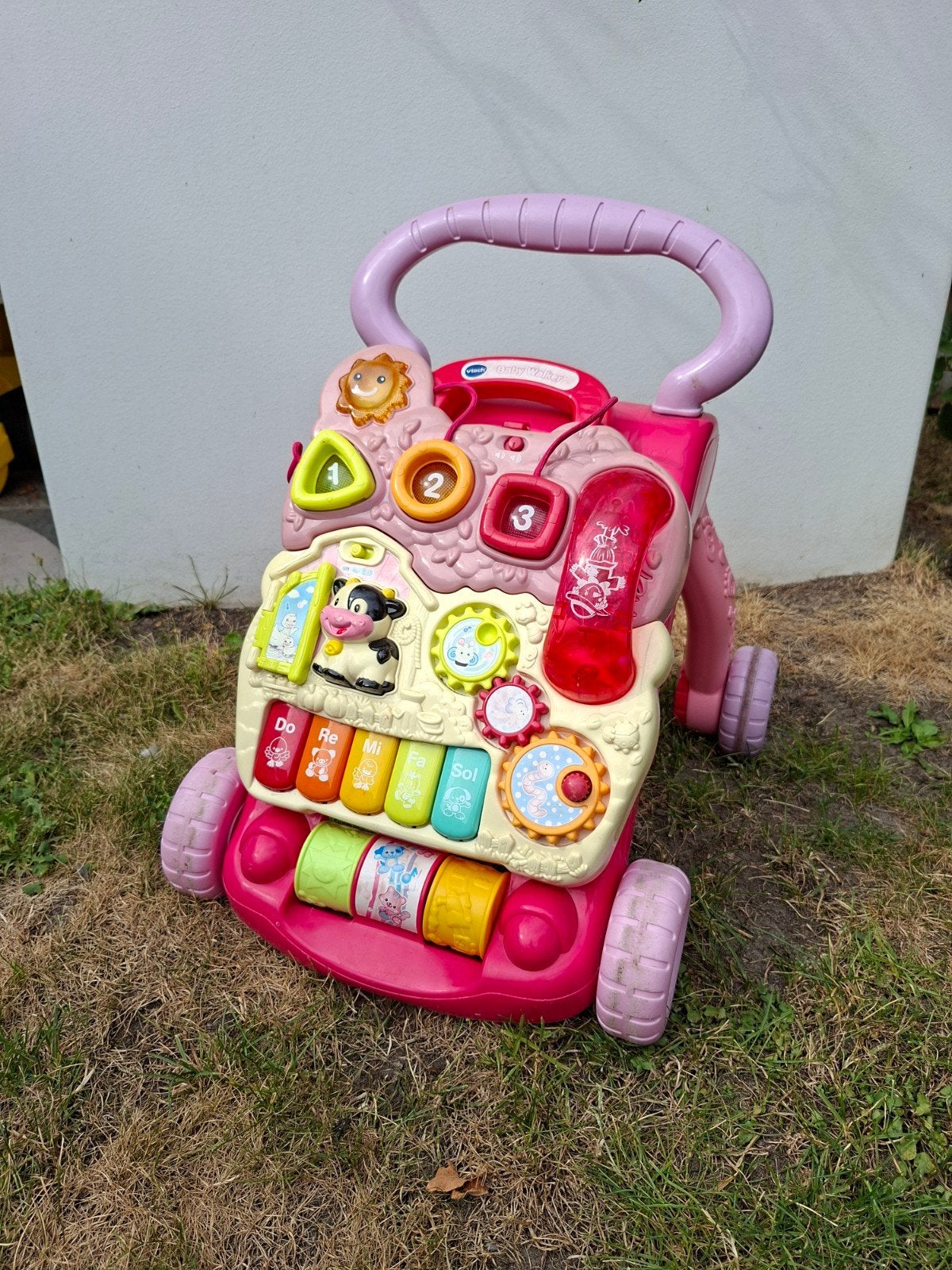 Vtech Baby Walker Roze, Ophalen of Verzenden, Zo goed als nieuw, 6 maanden tot 2 jaar