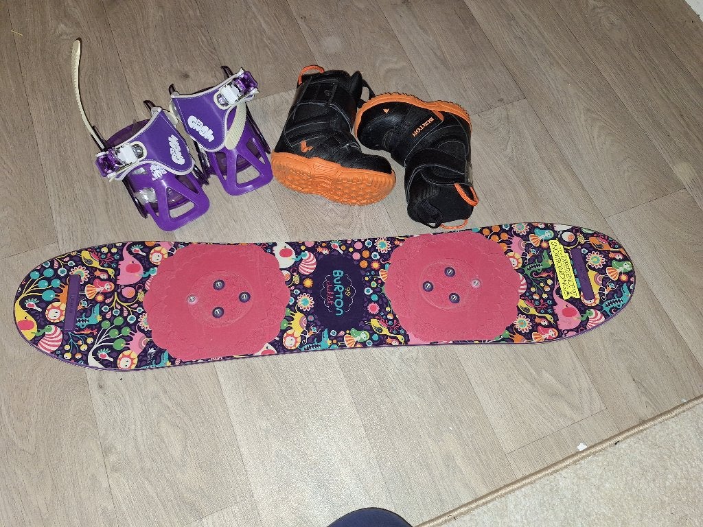 burton chicklet snowboard 90cm 2019 Burton Chicklet Kids Snowboard Package