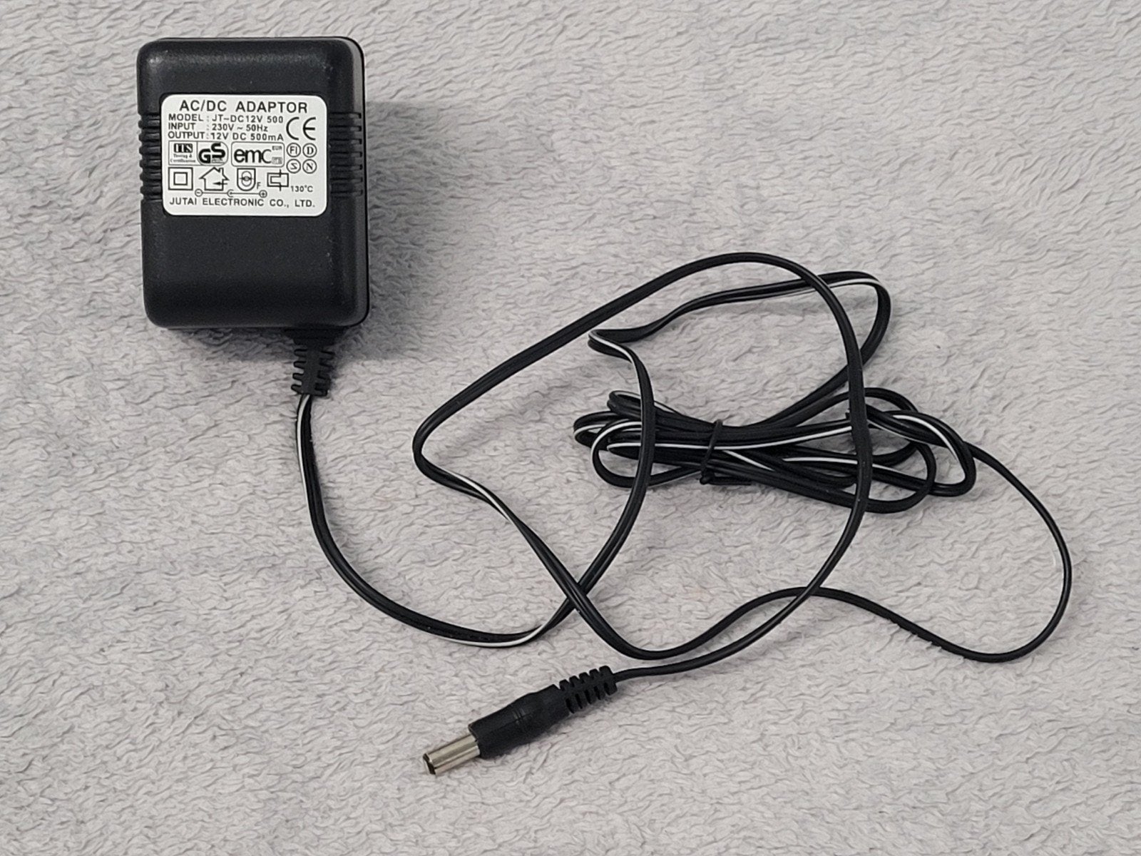 AC/DC Adapter JT-DC12V 500mA - 12V DC Voeding, Ophalen of Verzenden