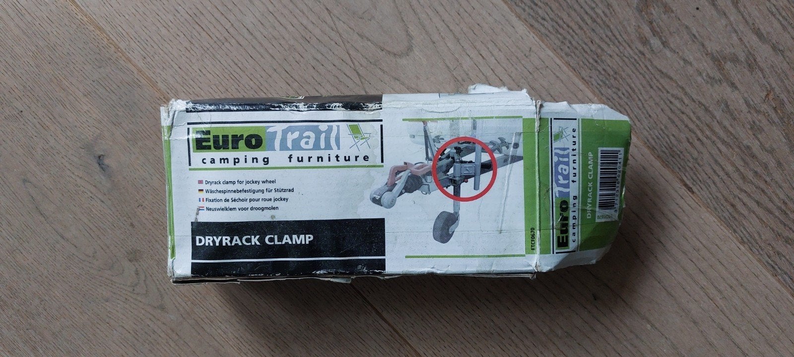 Euro Trail Neuswielklem - Dryrack Clamp voor Caravan/Camper, Ophalen of Verzenden, Nieuw