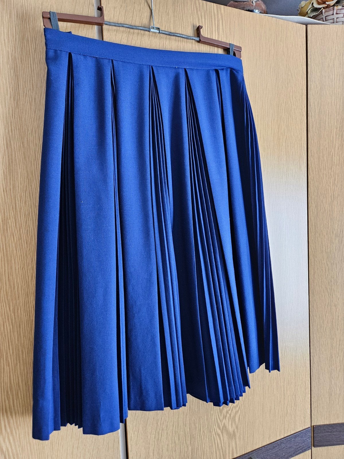 Vintage rok, Maat 38/40 (M), Blauw, Ophalen of Verzenden, Zo goed als nieuw