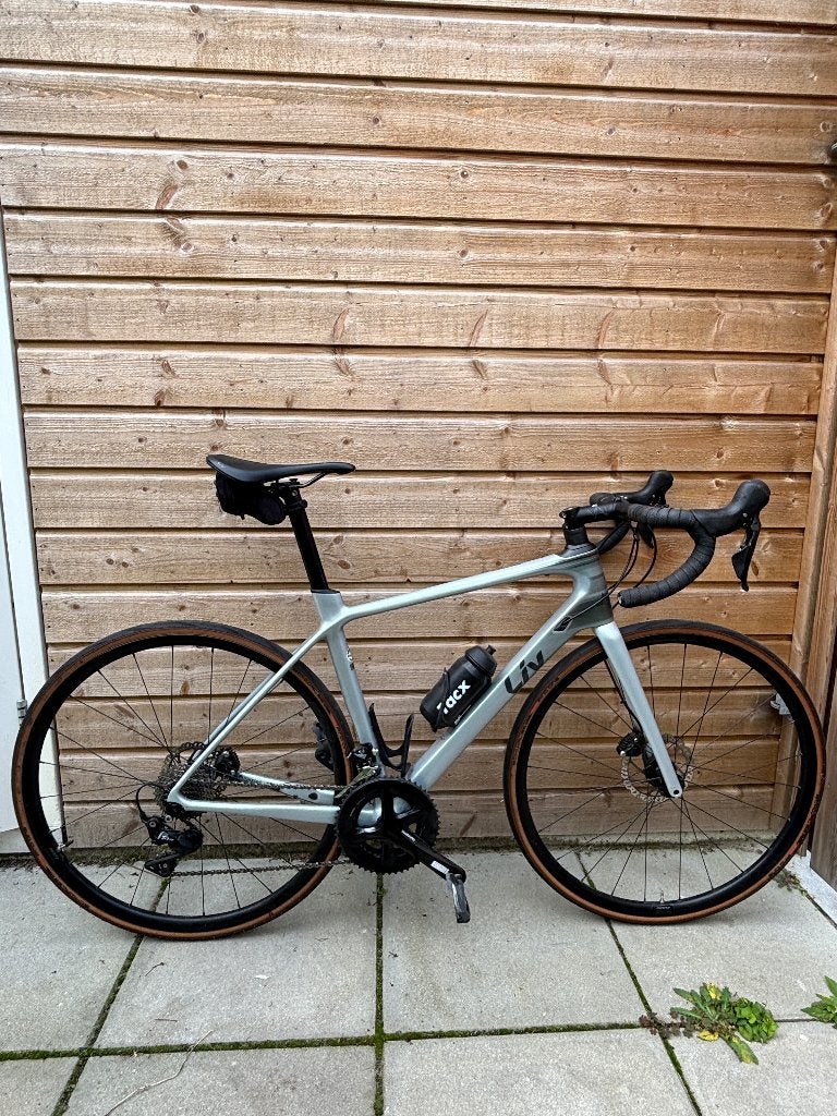 Racefiets Liv maat M, Fietsen en Brommers, Gebruikt, Carbon, Meer dan 20 versnellingen, Schijfrem