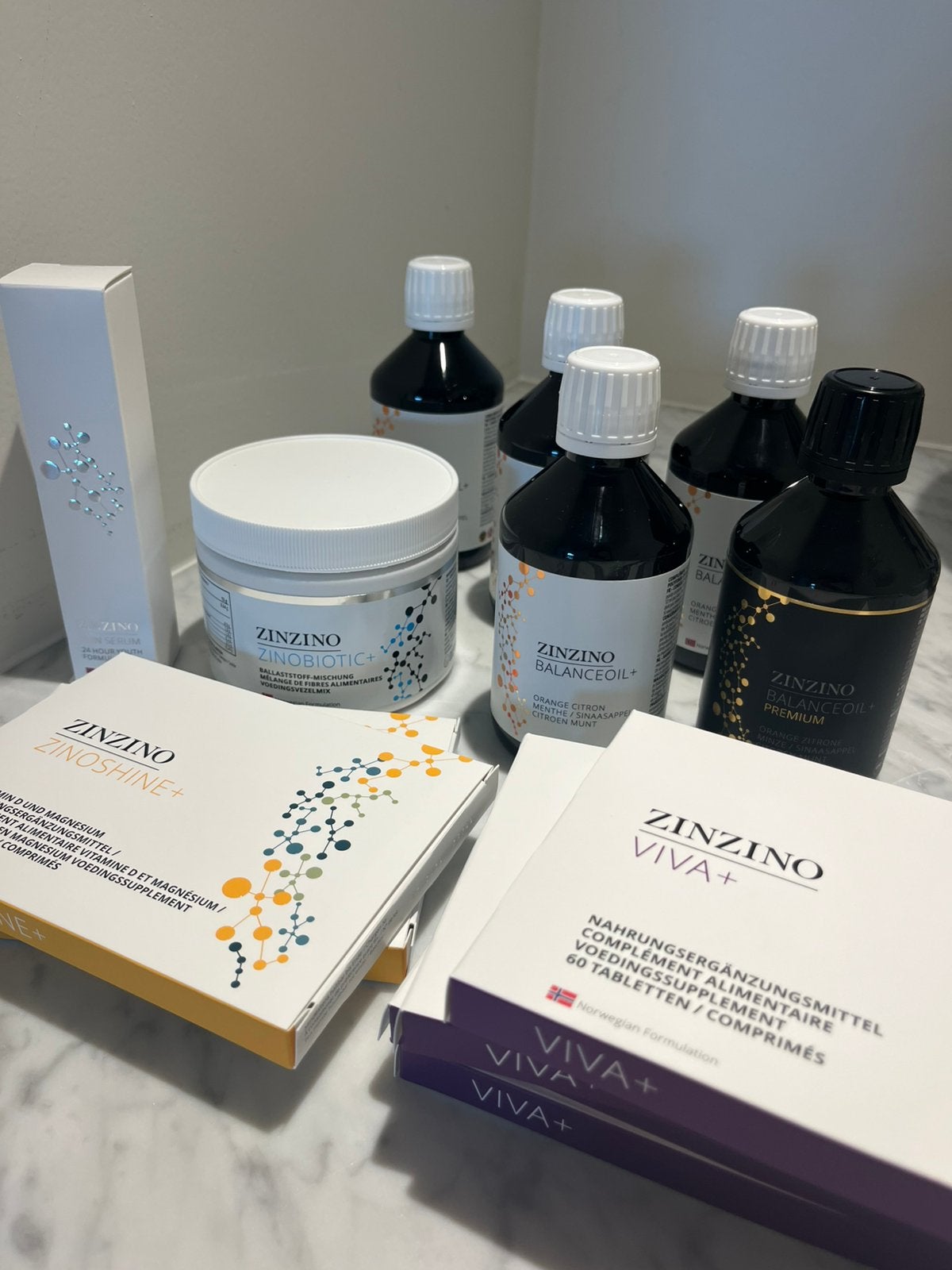 Diverse zinzino producten, Sport en Fitness, Ophalen of Verzenden, Nieuw, Poeder of Drank