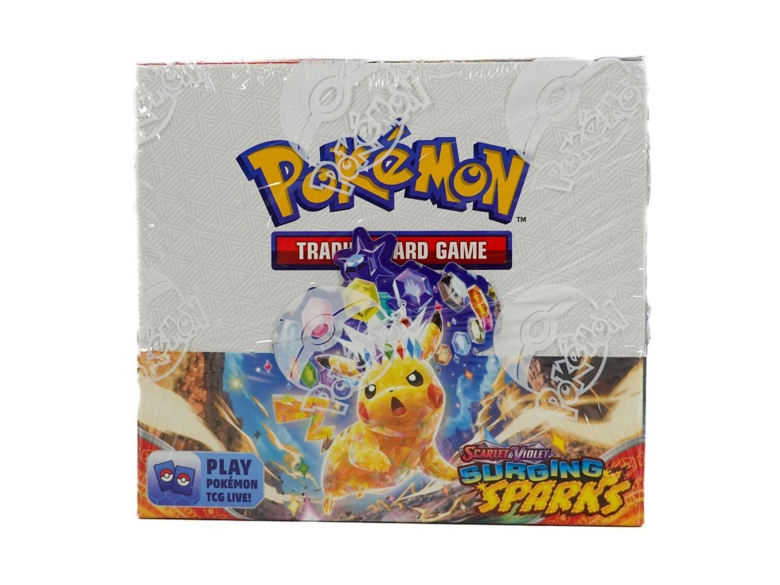 Surging sparks booster box 36 packs Pokémon TCG  + evt ac, Hobby en Vrije tijd, Ophalen, Nieuw, Overige typen, Foil