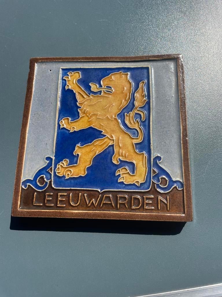 Vintage Westraven Leeuwarden Tegel - Wanddecoratie, Verzenden