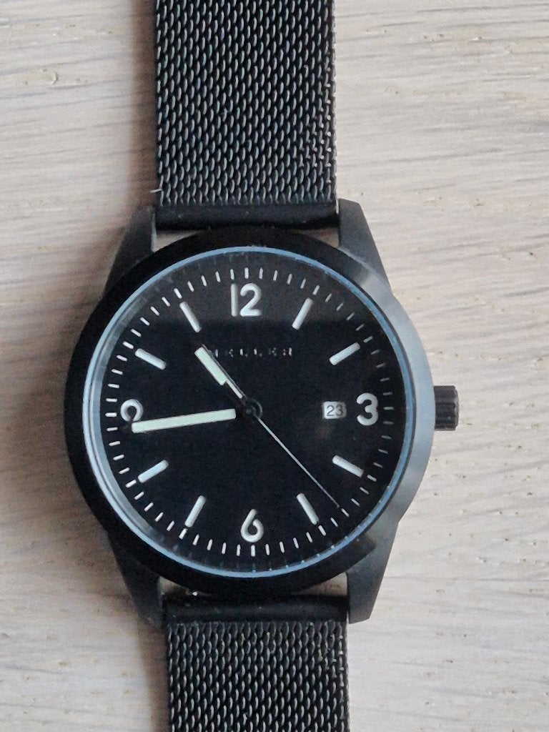 Meller herenhorloge, Overige merken, Staal, Staal, Polshorloge