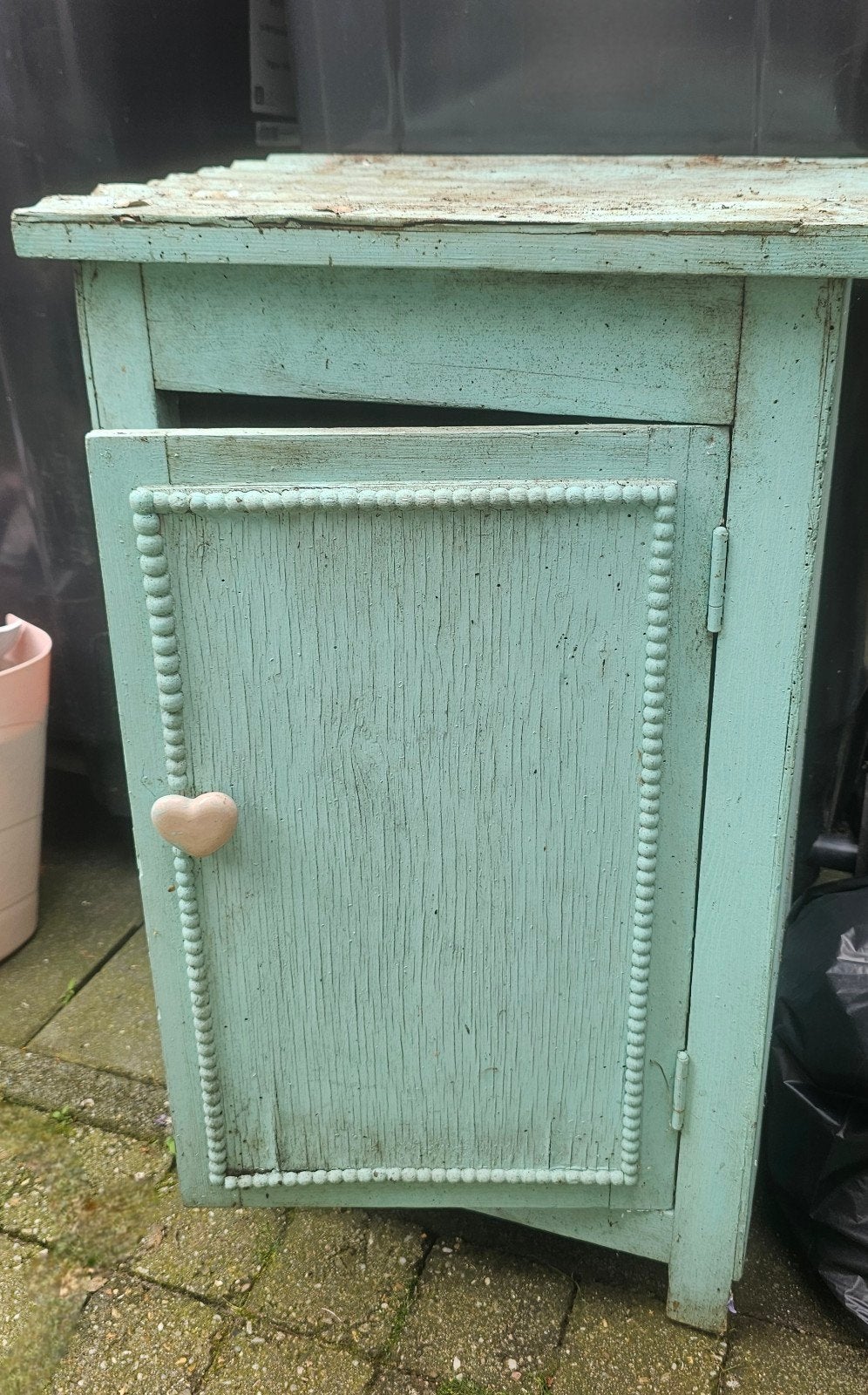 Klein kastje vintage, Ophalen, Gebruikt, Minder dan 45 cm