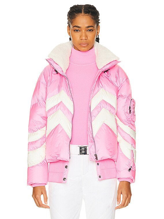 BOGNER ski-jas dames roze/wit Valea-D met dons maat 40, Maat 38/40 (M), Bogner, Nieuw, Ophalen of Verzenden