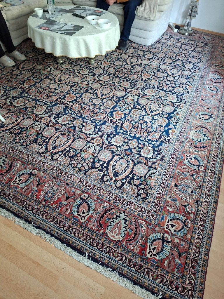vloerkleedv, Ophalen, Blauw, 200 cm of meer, Zo goed als nieuw