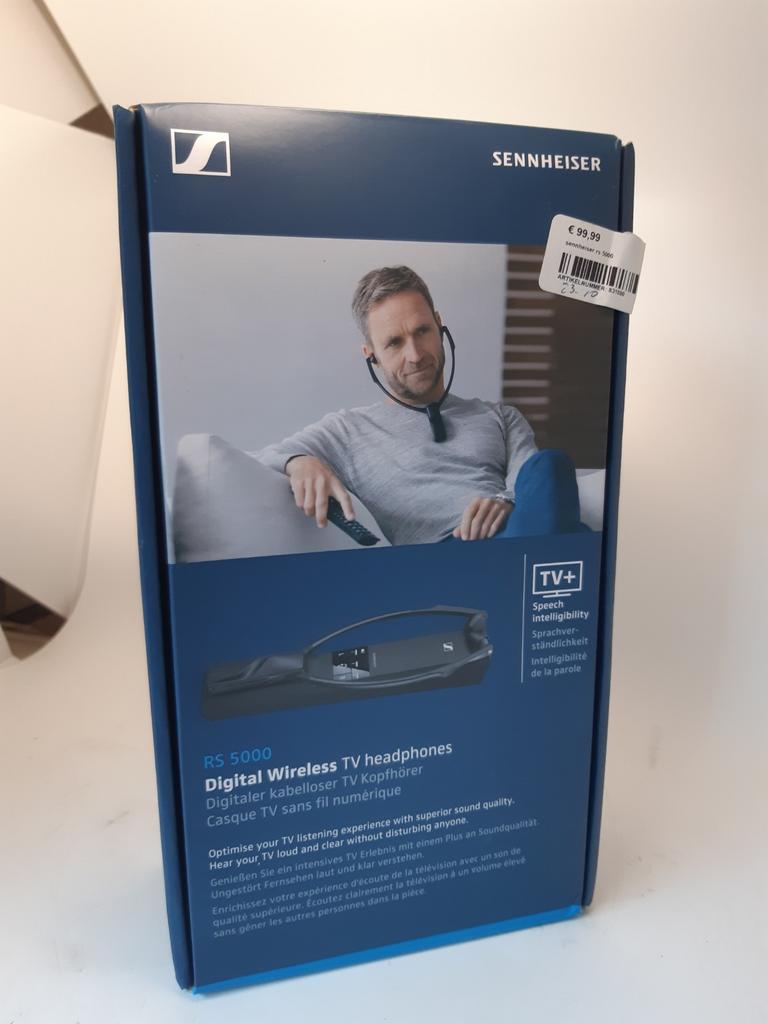 Sennheiser RS 5000 Digital Wireless TV Headphones, Draadloos, ., Sennheiser, Zo goed als nieuw