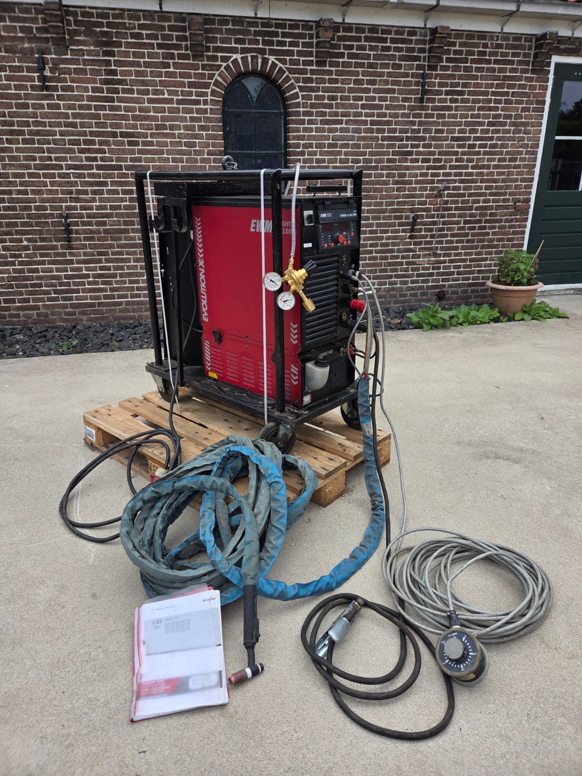 EWM Tetrix 400 CEL PWS TIG Lasapparaat – Super Complete Set, Ophalen, Zo goed als nieuw, 250 ampère of meer, Tig