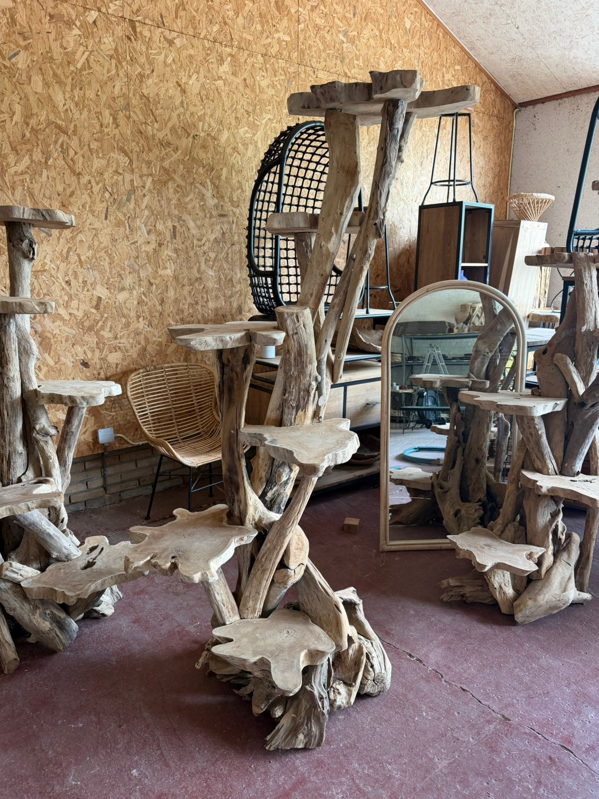 Teak krabpalen robuust 180/200cm, Dieren en Toebehoren, Ophalen, Nieuw, Krabpaal, Ars longa