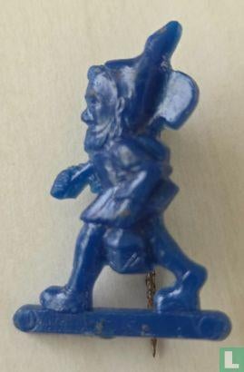 Speldje - Dwerg met spade en lamp [blauw], Ophalen of Verzenden, Zo goed als nieuw, Figuurtje, Speldje of Pin