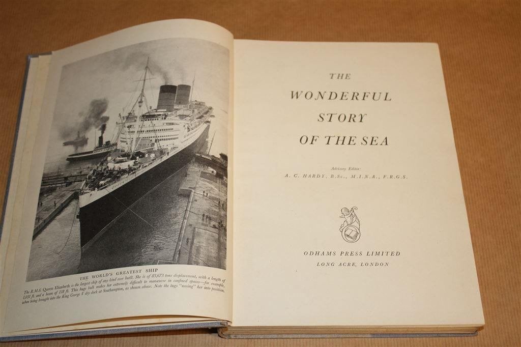 Boek. The wonderful story of the sea. Scheepvaart., Gebruikt, N.v.t., N.v.t., Ophalen of Verzenden