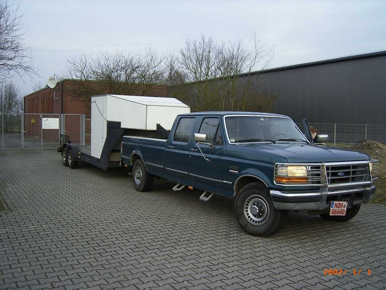 Ford - 1995 - F350 - crew cab long bed - Powerstroke Turbo, Auto's, Automaat, Gebruikt, Bedrijf, Diesel