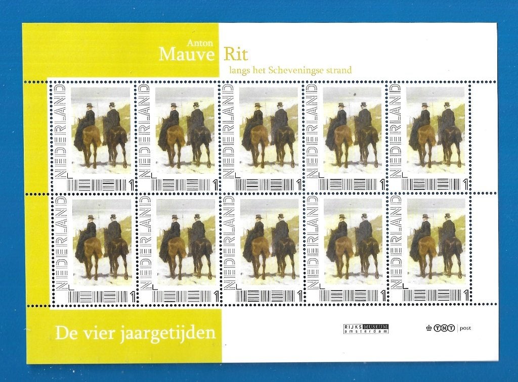 NVPH 2751-Aa-15 De vier jaargetijden Anton Mauve, Rit - 2010, Verzenden, Na 1940, Postfris