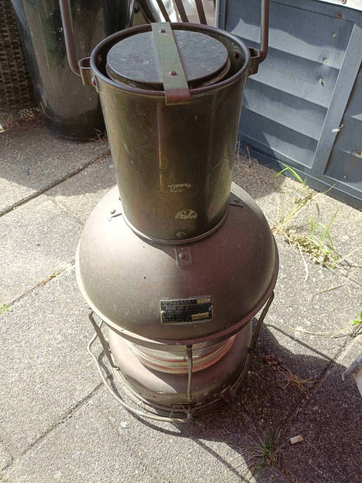 Schip lamp, Antiek en Kunst, Antiek | Lampen, Ophalen of Verzenden