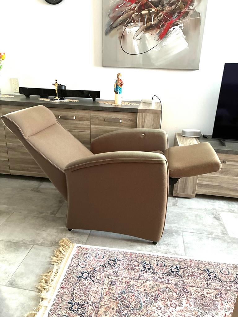 Te koop Fitform Elektrische Relaxstoel met 2 Motoren, Ophalen, Gebruikt, Stof, 75 tot 100 cm