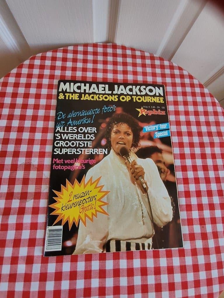 Vintage tijdschrift Michael Jackson Victory Tour jaren 80, Vanaf 16 jaar, Ophalen of Verzenden, Gebruikt, Muziek en Concerten