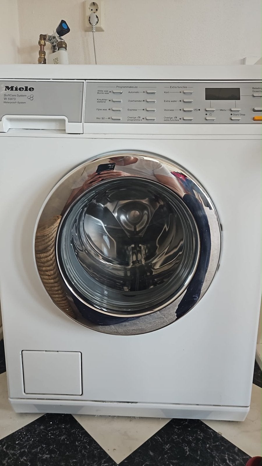 Goed werkende Miele W 5973 WPS SoftCare System wasmachine, 6 tot 8 kg, Gebruikt, Ophalen of Verzenden, 1600 toeren of meer