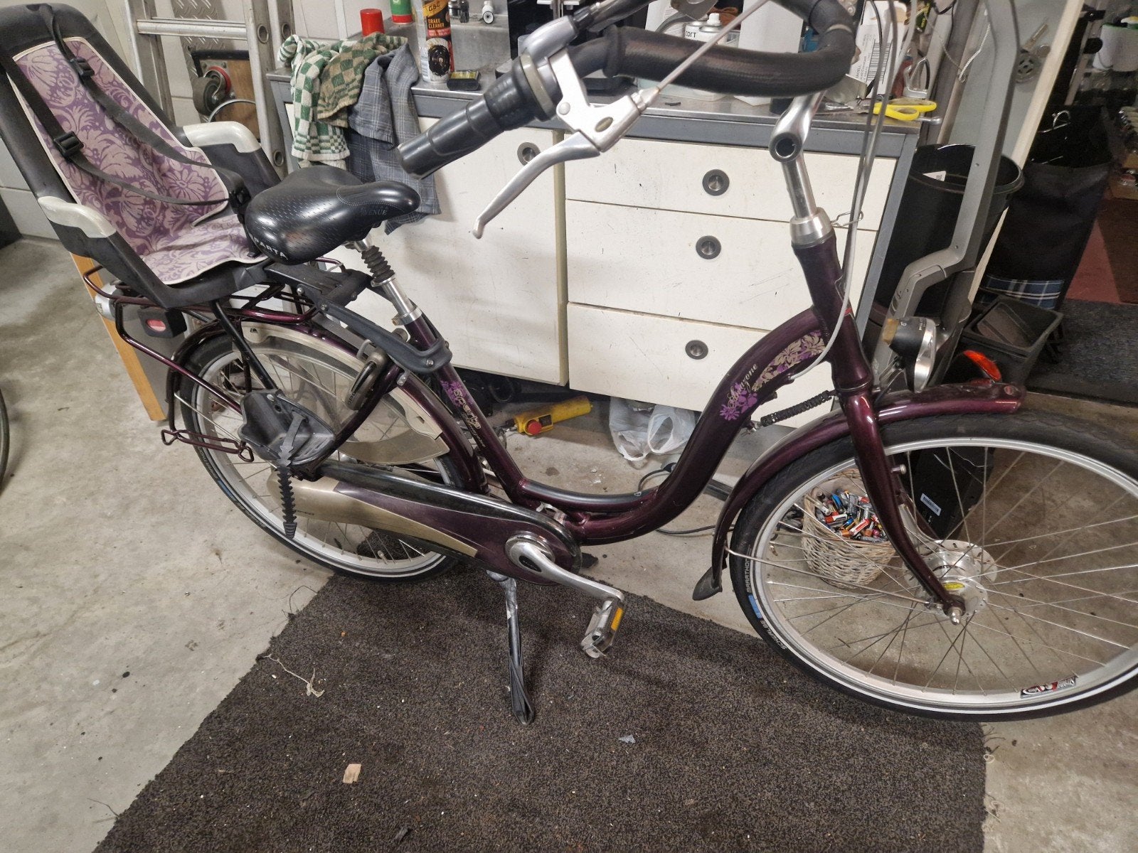 Sparta moederfiets 26 inch 7 versn., Fietsen en Brommers, Ophalen, 2 zitjes, Sparta, Gebruikt