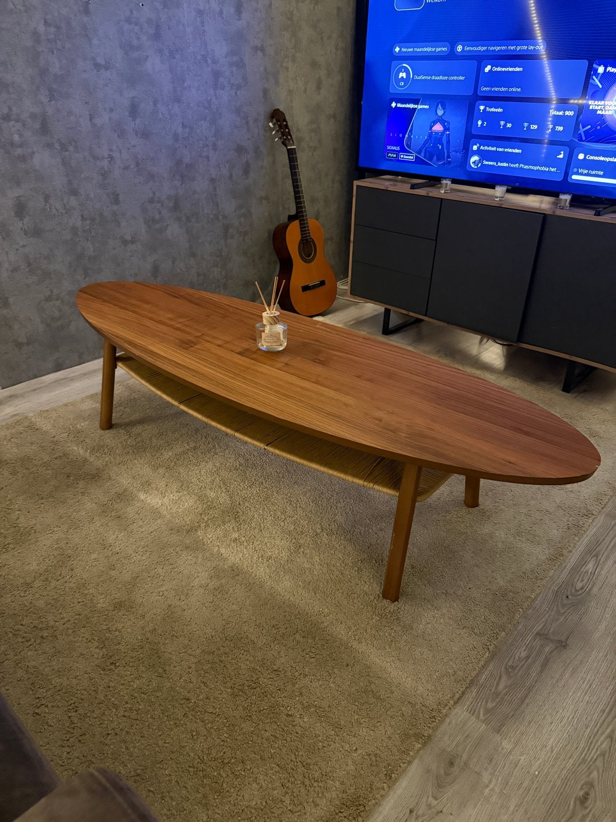 IKEA Salon Tafel - 180x59x40 cm - Gebruikt, Ophalen, Gebruikt, 50 tot 100 cm, 150 tot 200 cm