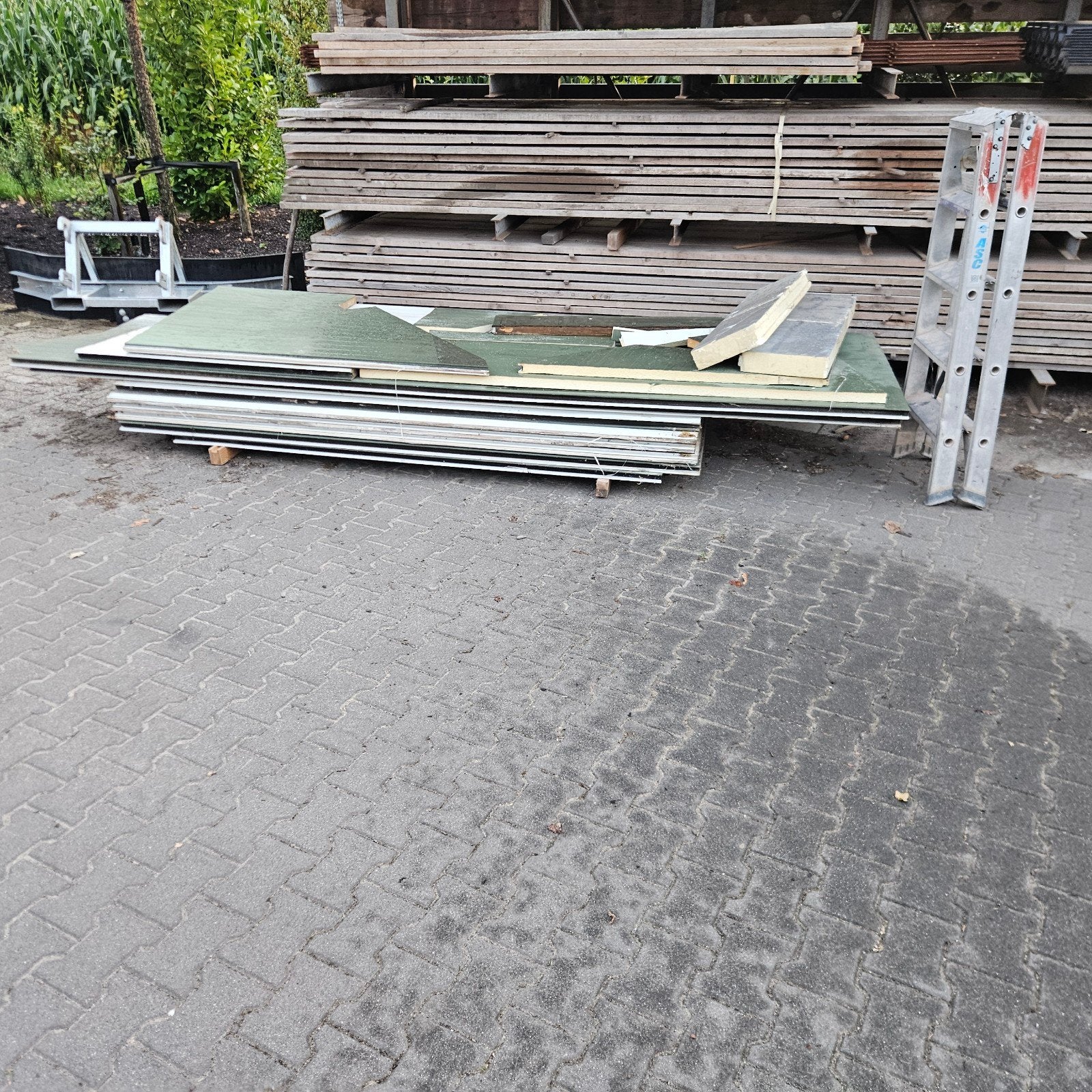 sandwich paneel pir staal isolatie, Ophalen, Gebruikt, IJzer