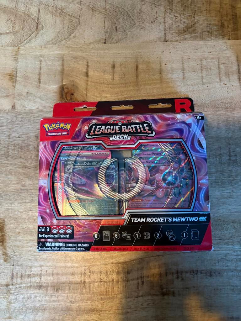 Pokémon League Battle Deck Team Rocket's Mewtwo ex, Ophalen of Verzenden, Nieuw, Speeldeck, Foil
