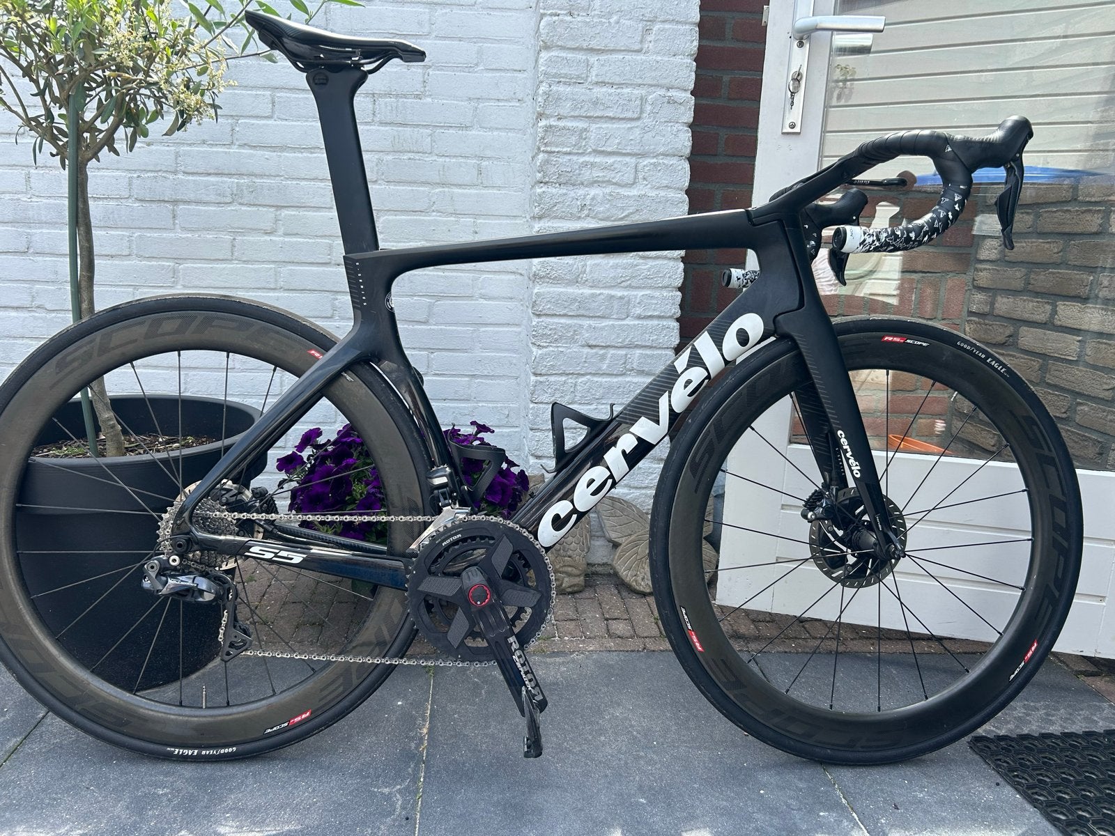 Cervelo S5 2019 Ultegra Di2 met Scope velgen, Overige merken, 28 inch, Carbon, 10 tot 15 versnellingen