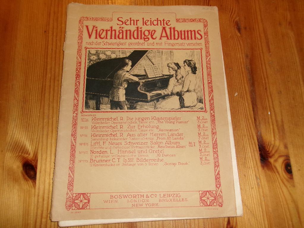 Leichte Vierhandige Album - R. Kleinmichel, Gebruikt, Klassiek, Ophalen of Verzenden, Artiest of Componist