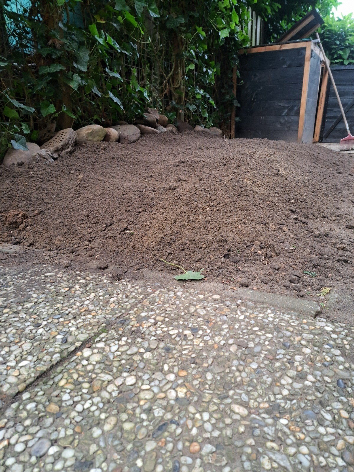 Zwart zand voor tuin - ca. 2 m3, Tuin en Terras, Zand, Ophalen, Overige typen
