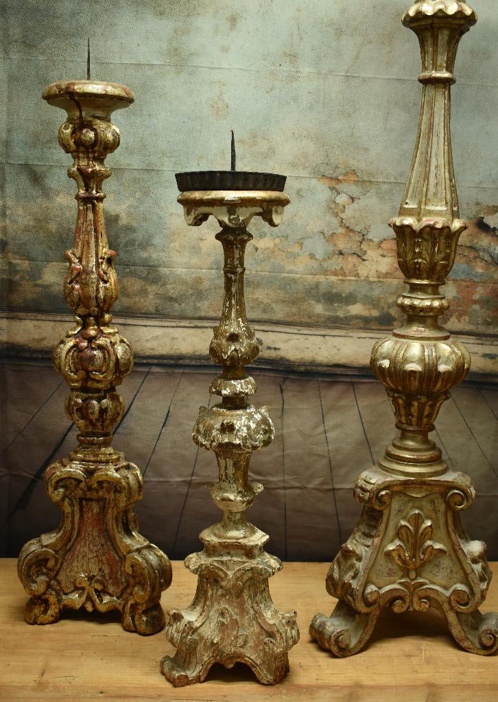 Oude Franse Kandelaar. "Uit Aletta's tijd", Ophalen of Verzenden