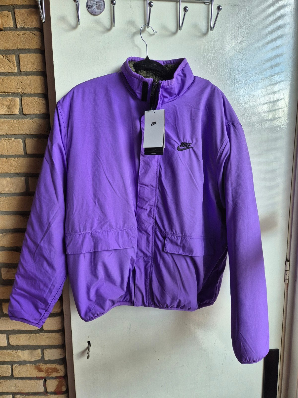 Nieuw Nike Reversible Fleece / Windrunner Jas - Omkeerbaar -, Paars, Nike, Nieuw, Ophalen of Verzenden