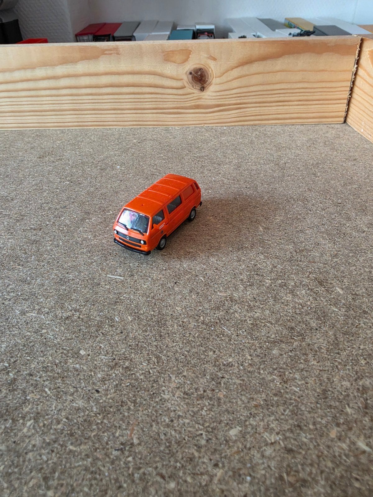 1724 herpa vw t2 brandweer busje, Hobby en Vrije tijd, Ophalen of Verzenden, Zo goed als nieuw, Bus of Vrachtwagen, Herpa