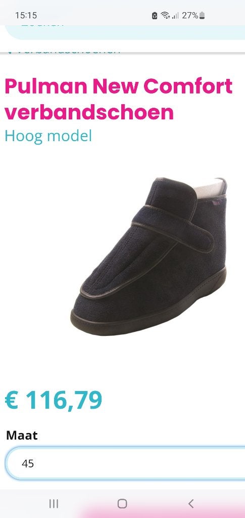 Pulman verband schoenen mt 45, Ophalen, Nieuw