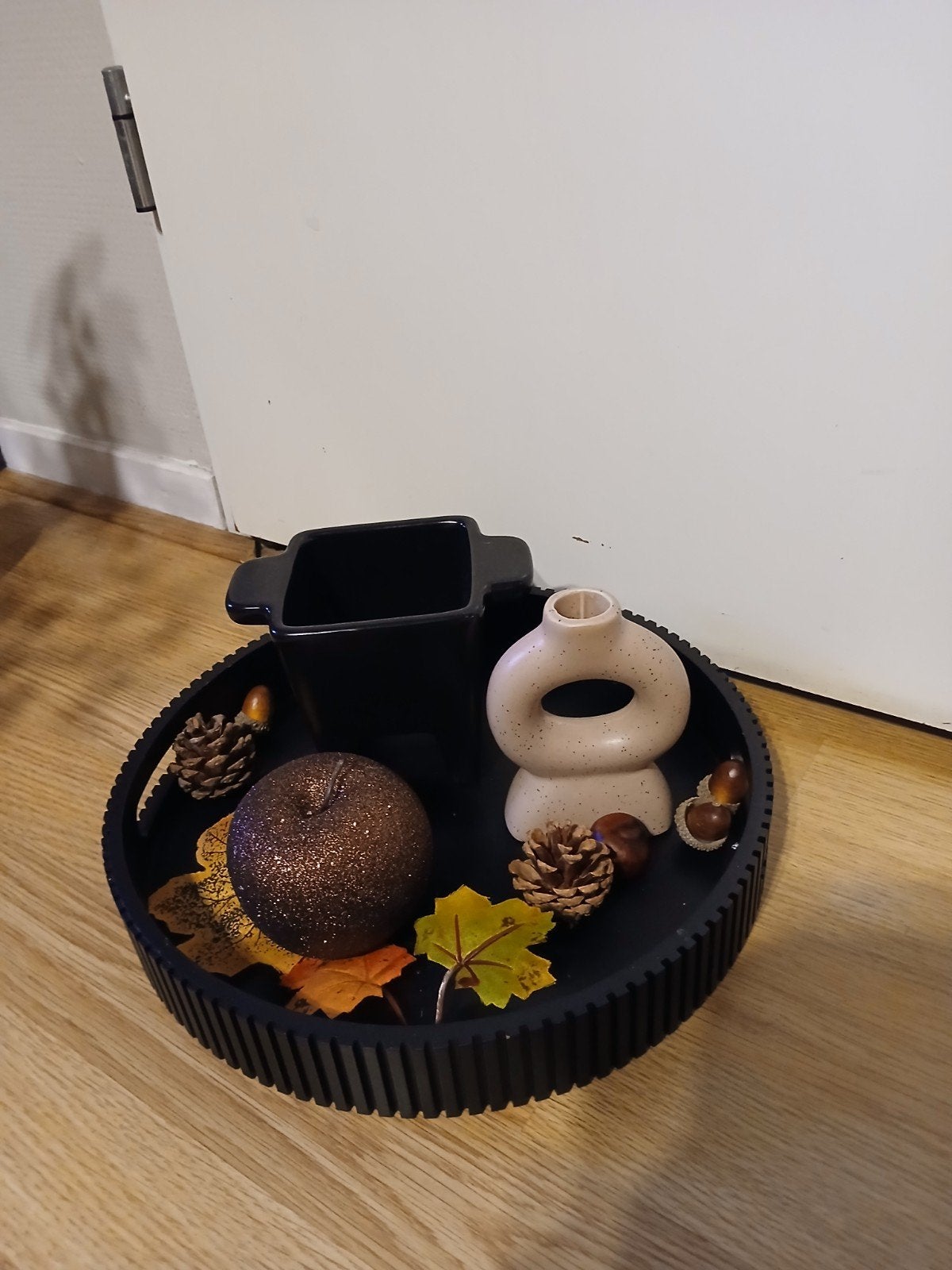 leuk hefst setje, Ophalen of Verzenden, Rond, Hout
