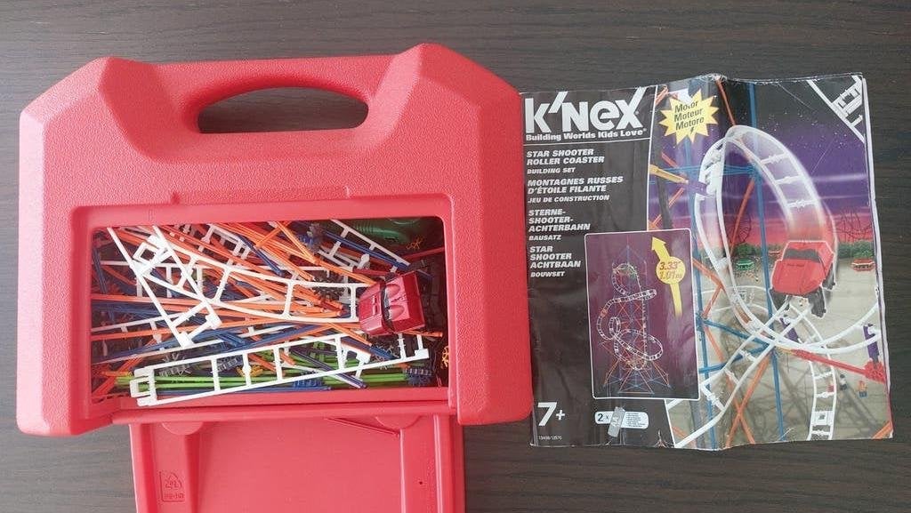 K'NEX Star Shooter Roller Coaster Bouwset in Koffer, Ophalen, Gebruikt, K'nex