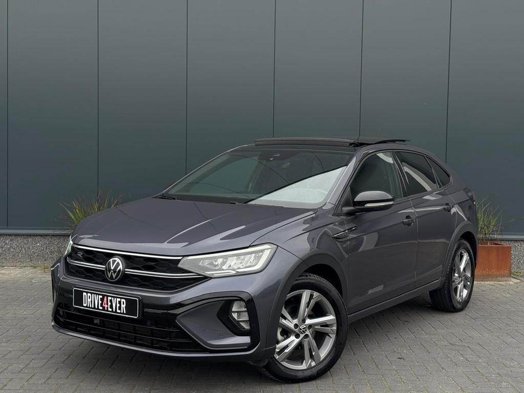 Volkswagen Taigo 1.0 TSI 3x R-Line | Pano | Digital Dash | A, Gebruikt, Zwart, Met garantie (alle), Leder en Stof
