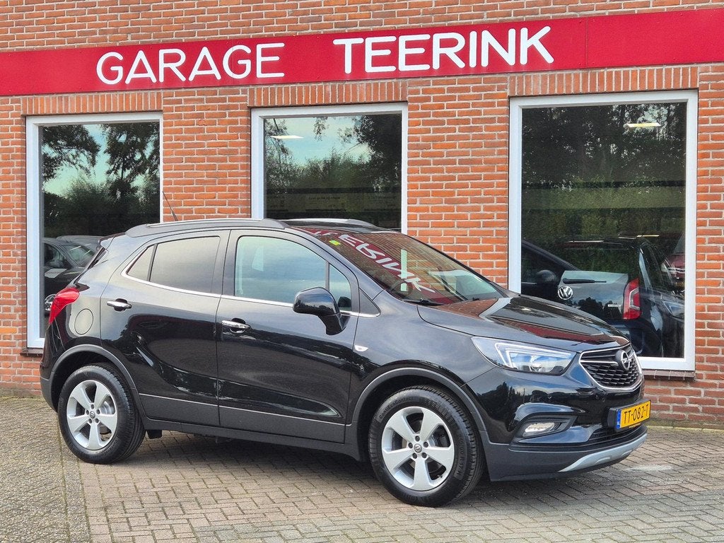 Opel Mokka X 1.4 Turbo Innovation 140PK 5drs clima, cruise,, Auto's, Opel, Voorwielaandrijving, Gebruikt, Euro 6, Leder en Stof