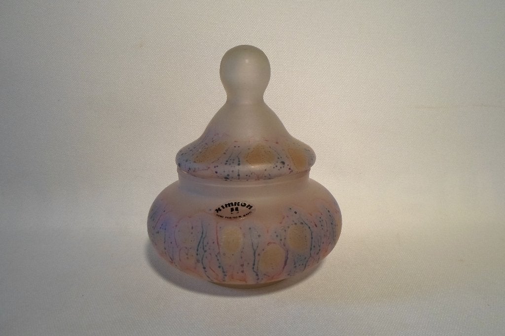 Ximron Deksel Schaal, Antiek en Kunst, Antiek | Glas en Kristal, Ophalen of Verzenden