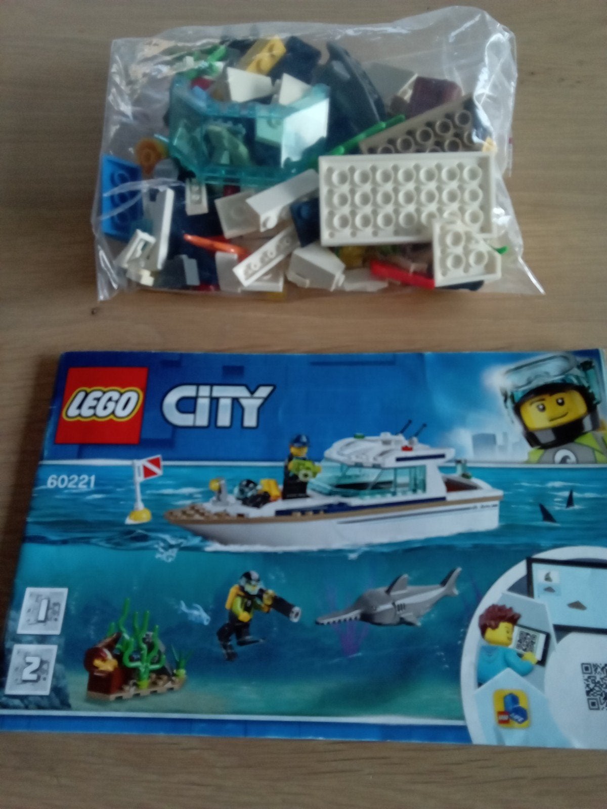 Lego City - duikjacht - 60221, Compleet, City, Lego, Ophalen of Verzenden