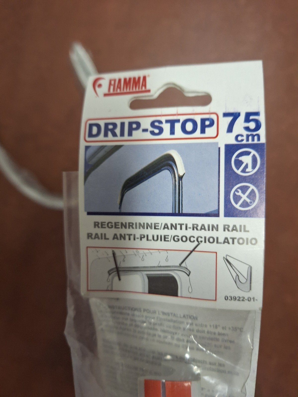 Fiamma Drip-Stop 75 cm - Regengeleider voor Camper/Caravan, Ophalen of Verzenden, Nieuw