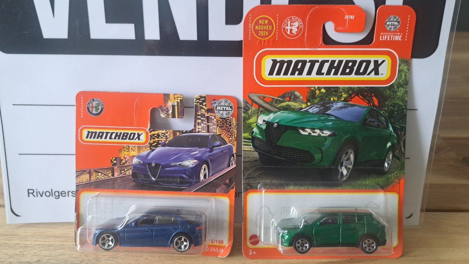 AlfaRomeo Giulia en Tonale. Matchbox., Ophalen of Verzenden